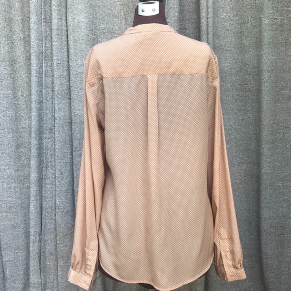 Cynthia Rowley peach pattern blouse - Picture 4 of 4